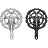 Система SHIMANO R345, 175 мм, OCTALINK, 50/34T без каретки, 9 скоростей, серебристый EFCR345E04XS