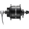 Втулка динамо SHIMANO 3D32, 36 отверстий, 6V-3W, под гайки, диск под 6 болтов с SM-DH10, черный EDH3D32DLG